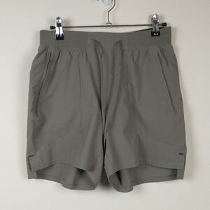 Lululemon License To Train Linerless Shorts 5" Mens Small Gray